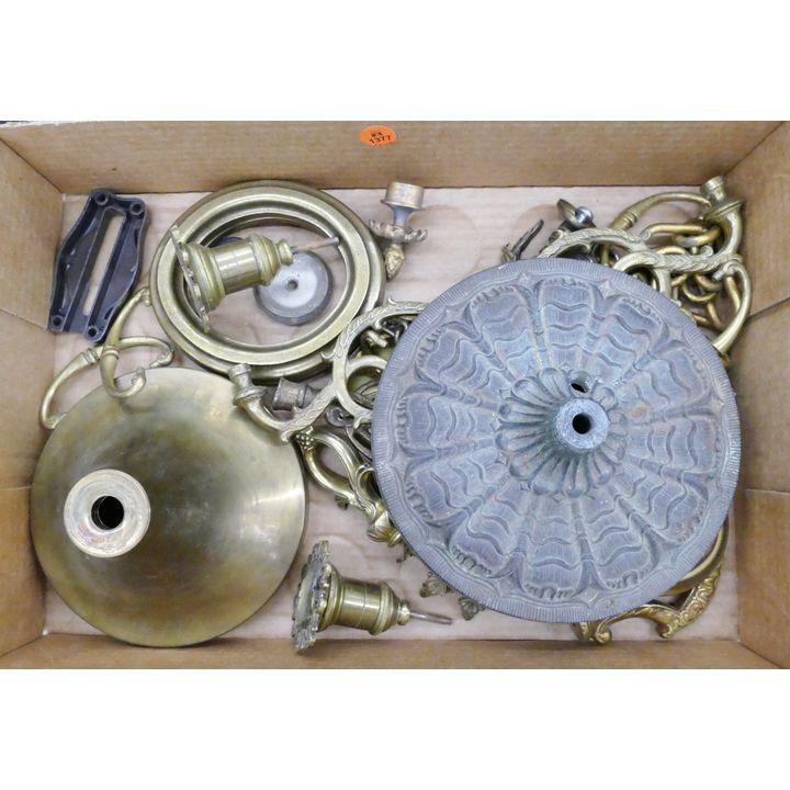 Box Antique Lamp Parts