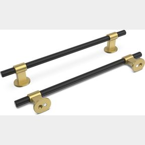 1-3/8" TO 6-5/16"(35-160MM) HOMDIY 25 PACK ADJUSTABLE CABINET PULLS BLACK CABINET HANDLES, 1-3/8" TO 6-5/16"(35-160MM) ADJUSTABLE