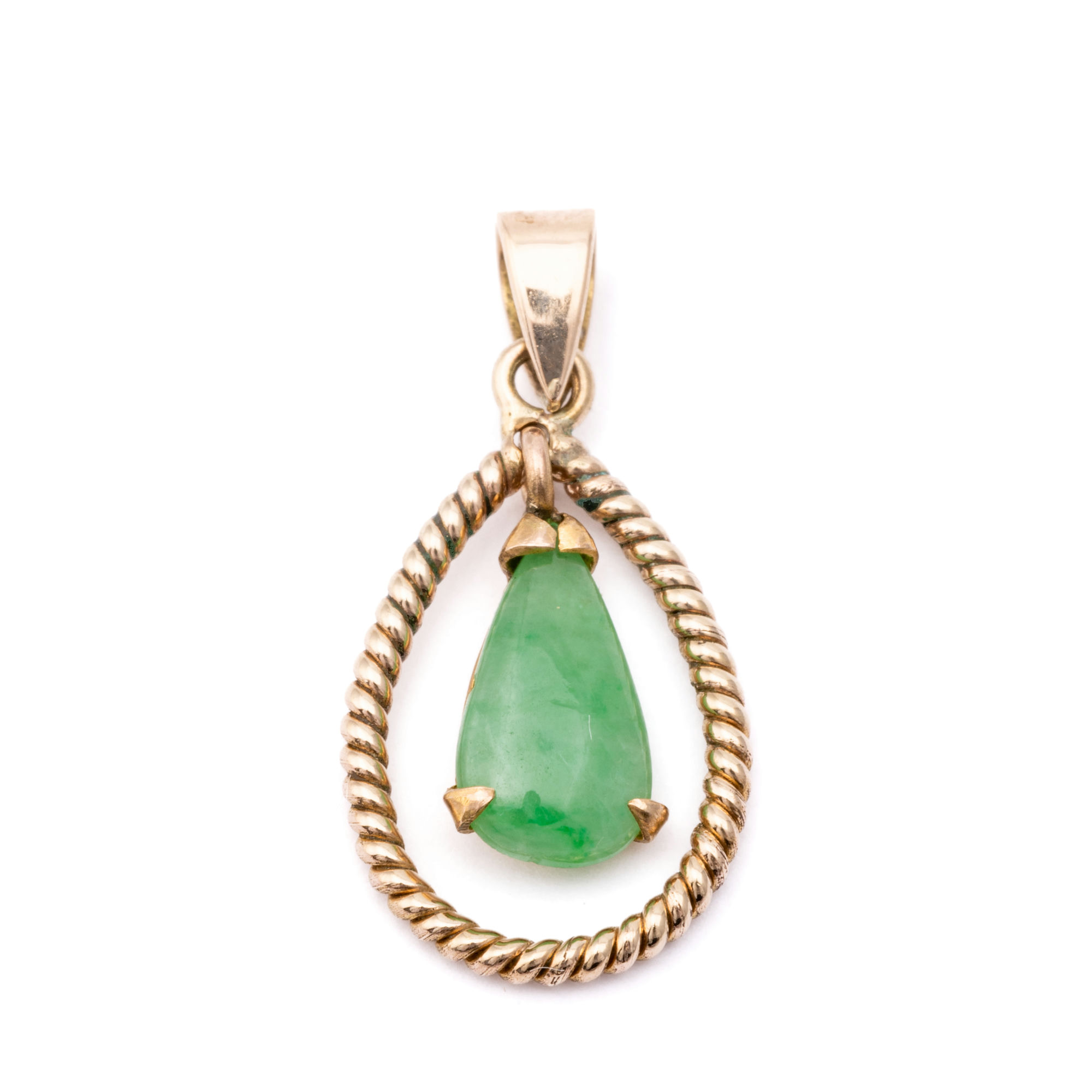 Jade Pendant 14ct Gold,