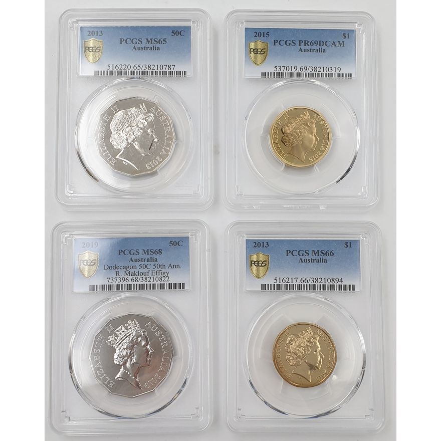 PCGS Graded Coins (x4)