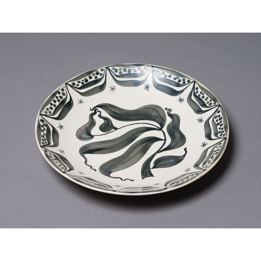 Frank Carpay for Crown Lynn, Large hand potted platter