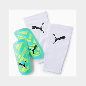 Puma ULTRA Flex Sleeve Soccer Shinguards - Green - Green - M Intermediate | SM 51718/3133 B1 (S9)