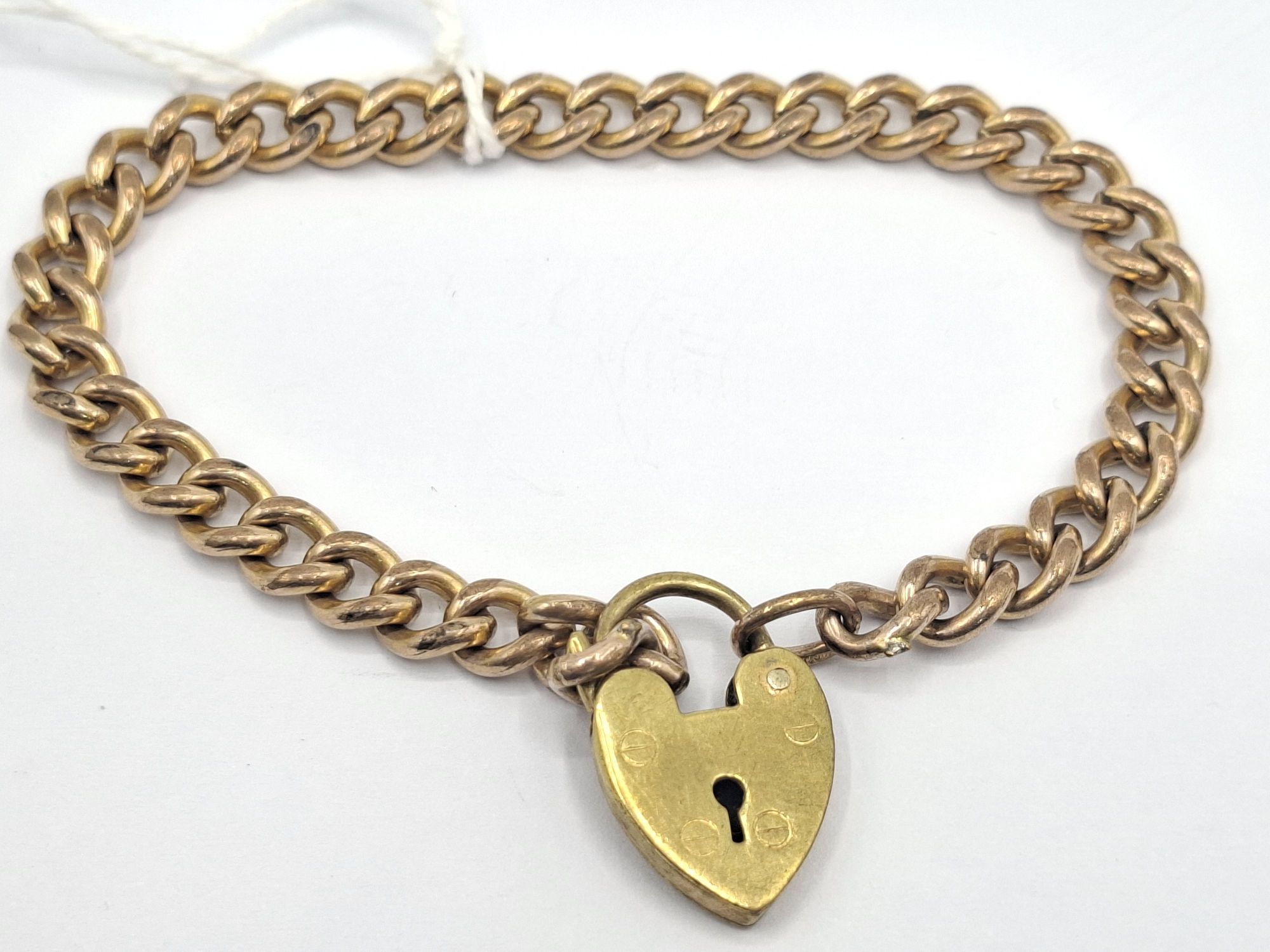 1009 · GOLD FILLED PADLOCK BRACELET