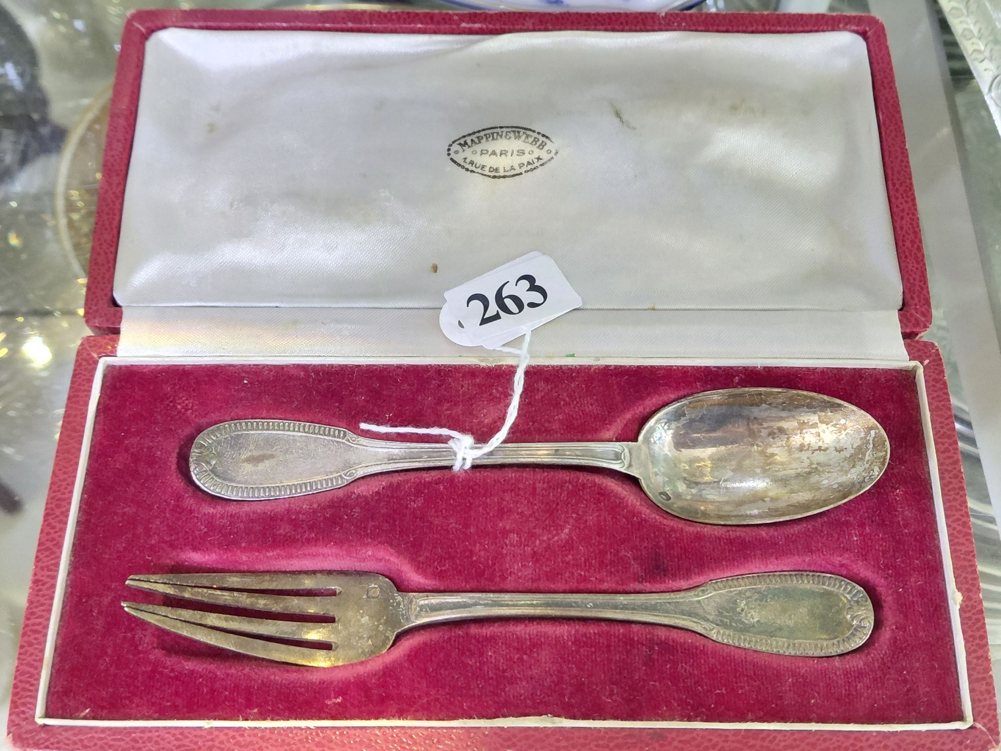 263 · MAPPIN AND WEBB SILVER SPOON AND FORK