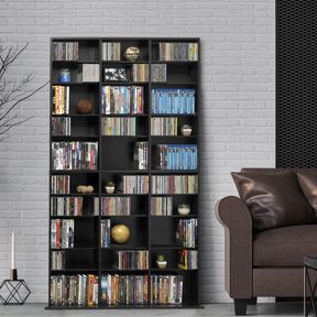 Atlantis - Bookshelf With 8 Storage Shelves Floor Standing Unit - Bicycle Design