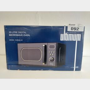 SUNBEAM RETRO 20 LITRE DIGITAL MICROWAVE OVEN (SURMO-20)