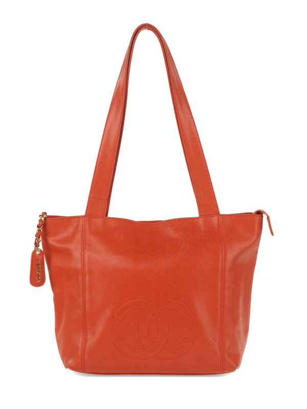 Chanel Orange Tote