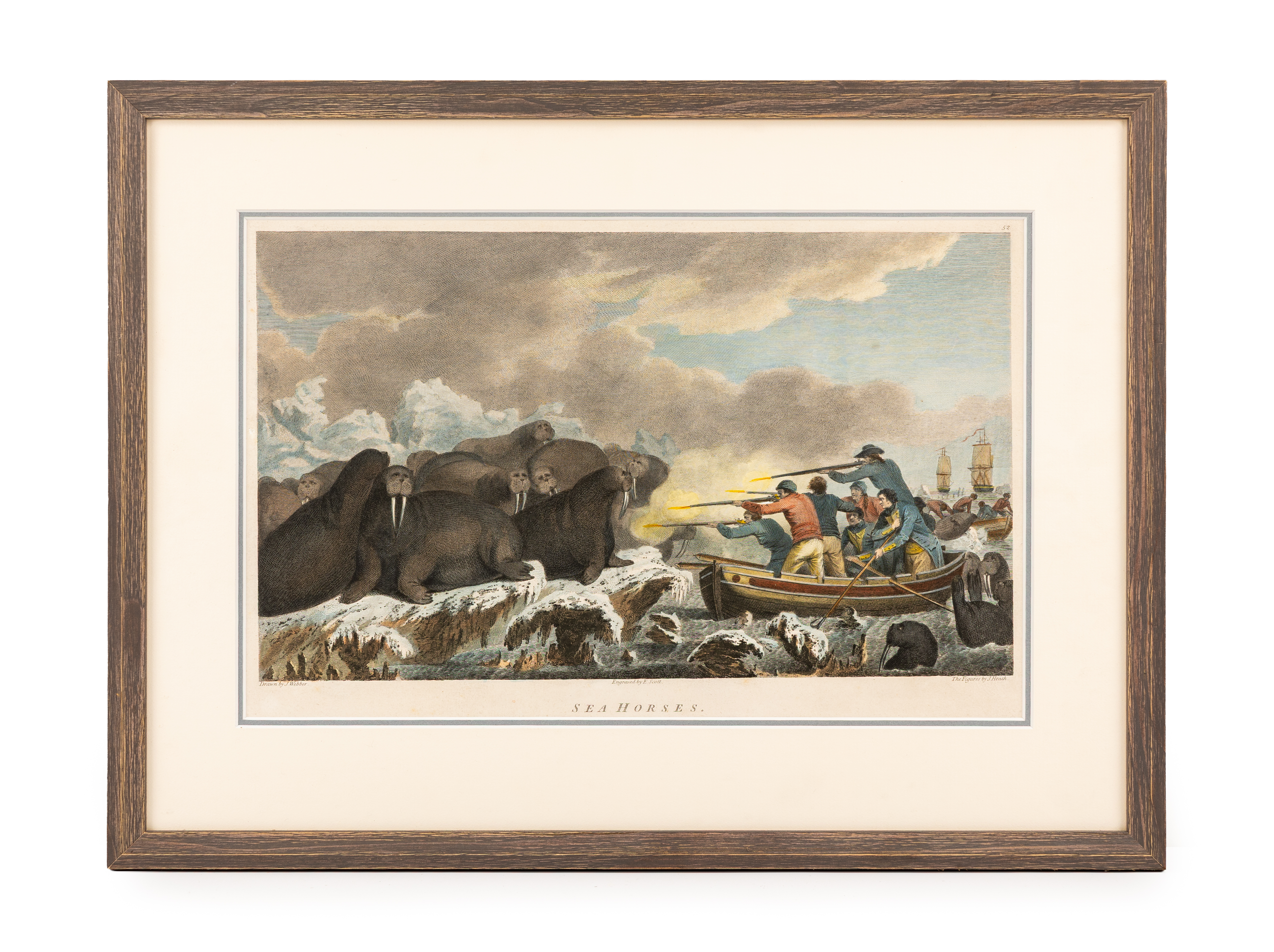 Great Britain, JOHN WEBBER, SEA HORSES, C.1784