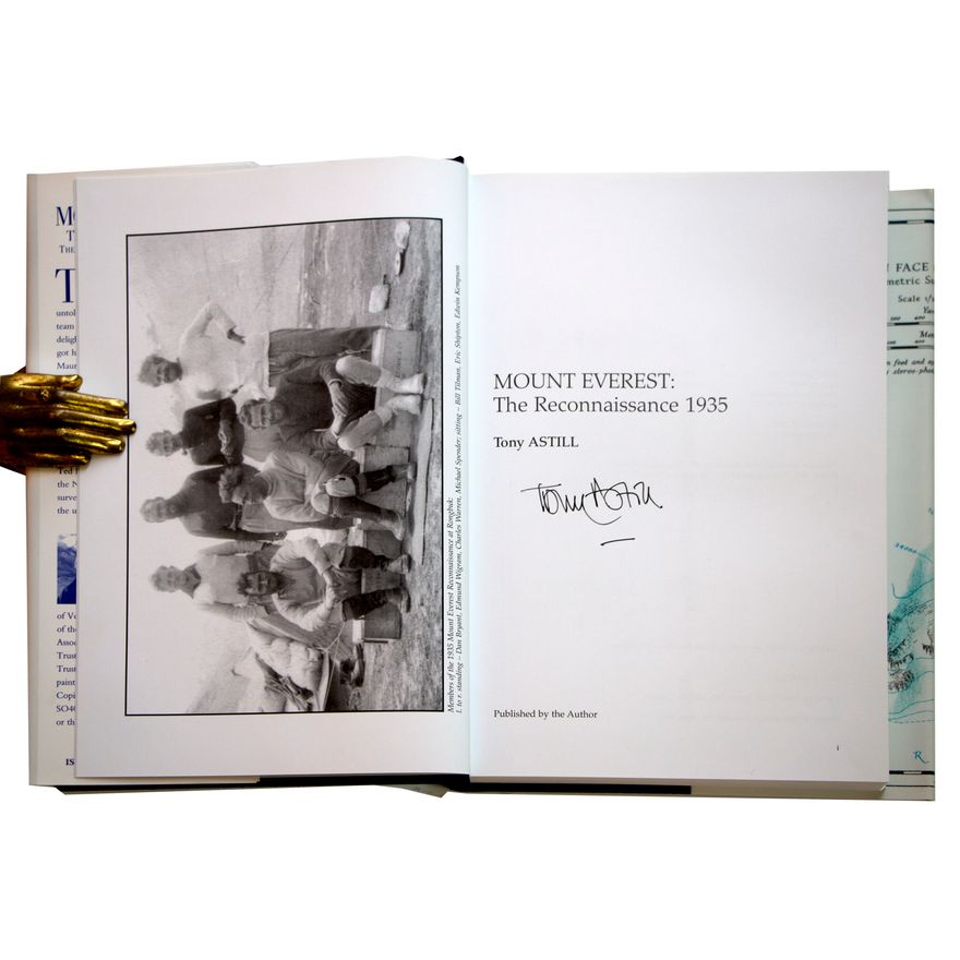 ASTILL, TONY [signed], Mount Everest, the Reconnaissance 1935.