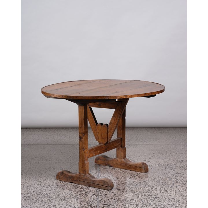 French fruitwood wine tasting table