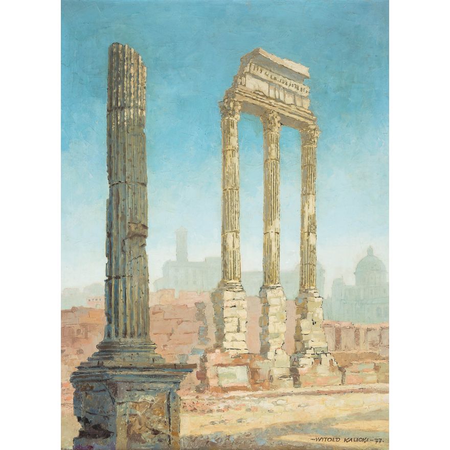 Witold Kalicki | Ruiny kolumn na Forum Romanum, 1977 r.
