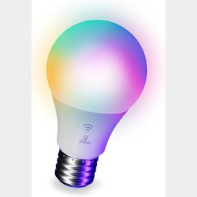 GLOBE ELECTRIC WI-FI SMART A19 LED LIGHT BULB, 2.4GHZ WIFI, ENERGY STAR, 9.5 WATTS, MULTICOLOR CHANGING RGB, TUNABLE WHITE 2000K -