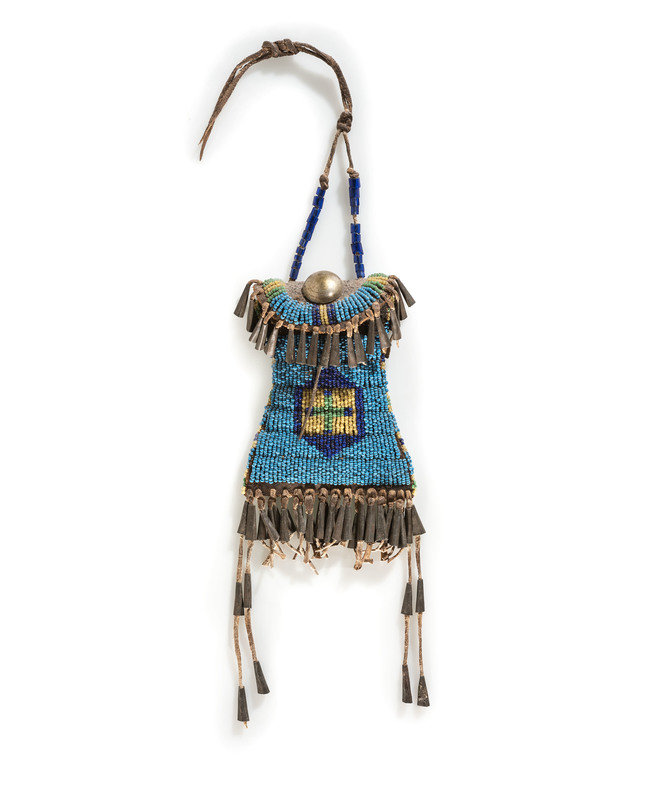 Kiowa Beaded Strike-a-Light Bag