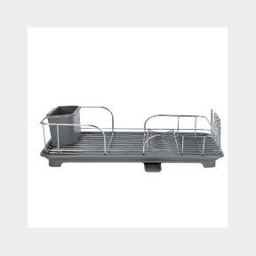 Continental Homeware Stainless Steel Dish Rack with Grey Plastic Drip Tray - Continental Homeware | DR 51663/7191 B5 (S1)
