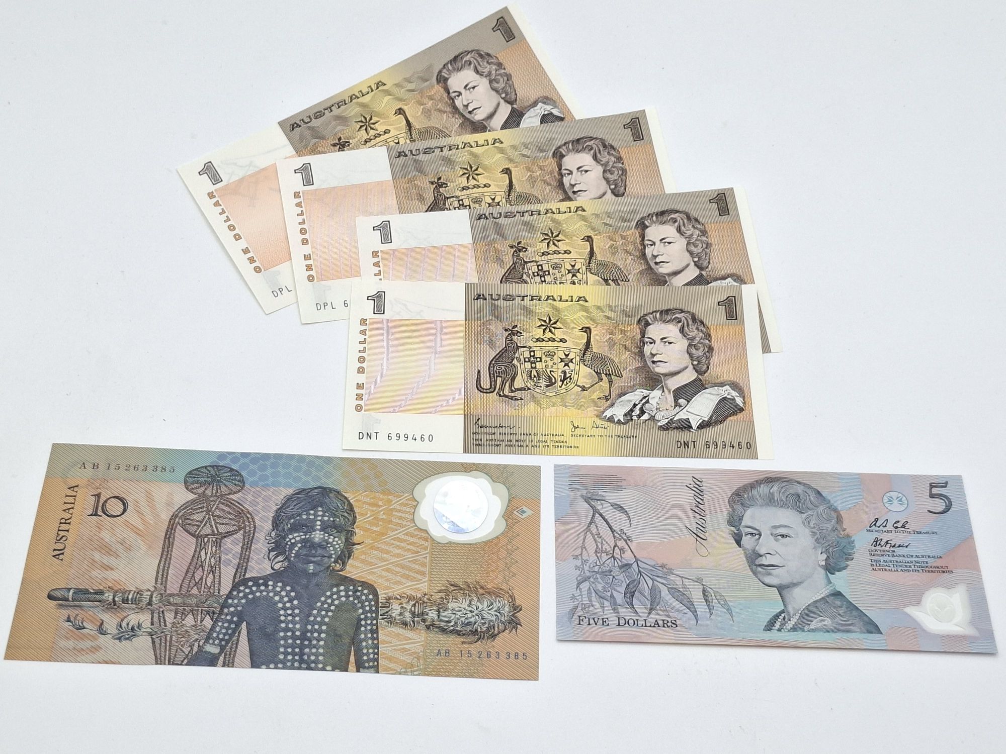 1410 · COLLECTION OF MINT AUSTRALIAN BANK NOTES