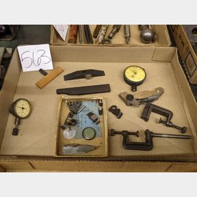 Machinist indicator parts and circumference gauges