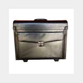 Executive Pilot Case with 4 Wheels - Black - Professional Pilot or Lawyer Case with wheels(MINOR DAMAGE) - 51493/897 B2 (S3)