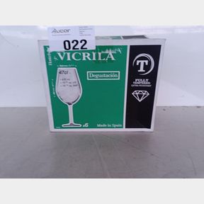 VICRILA DEGUSTACION 470ML WINE GLASS TEMPERED PACK OF 6 - VICRILA DEGUSTACION 470ML WINE GLASS TEMPERED (5 TIMES STRONGER) PACK OF 5