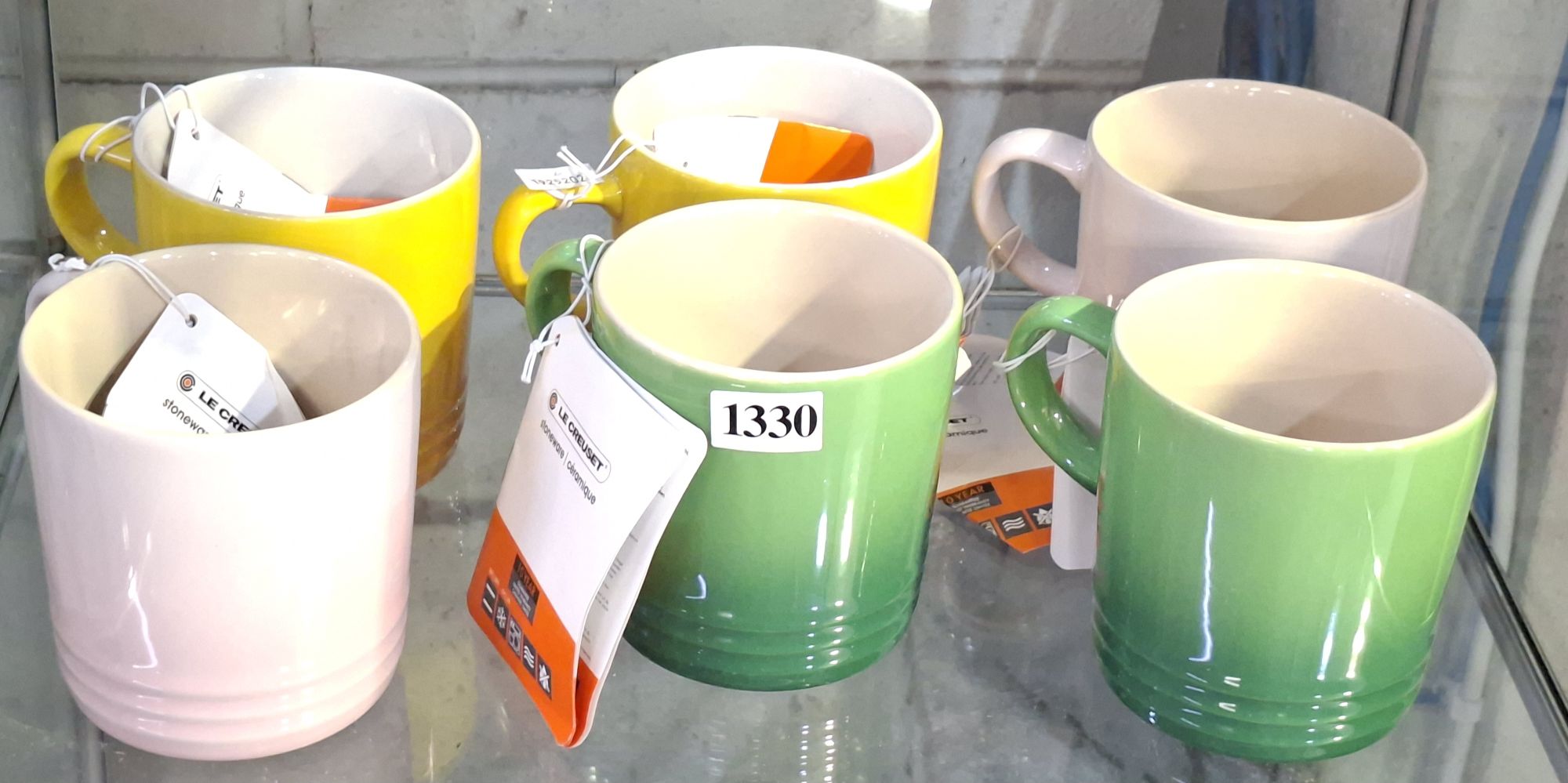 1330 · LE CREUSET COFFEE MUGS