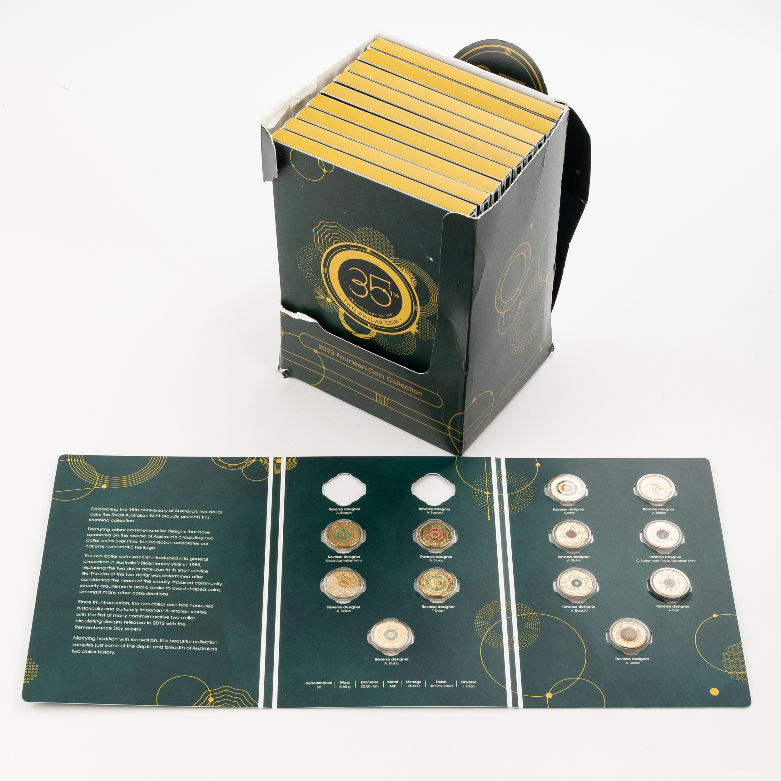 Elizabeth II, RAM - 35th Anniversary of the Two Dollar Coin, Two Dollars, 2023, UNC