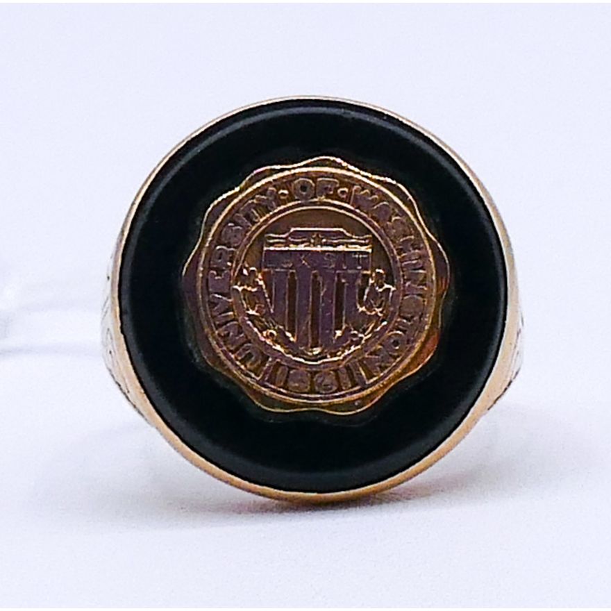 Vintage 14k University of Washington Ring Size 6 - 6.5 grams