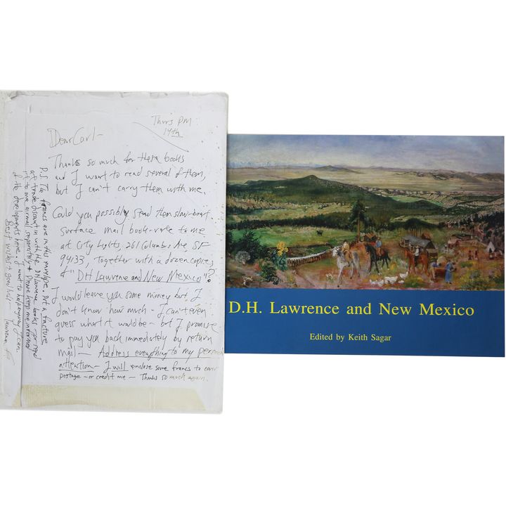 FERLINGHETTI, LAWRENCE  - Manuscript Letter to Cark Orend