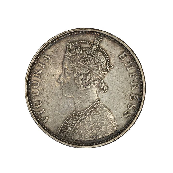 British India, Victoria, Rupee, VF