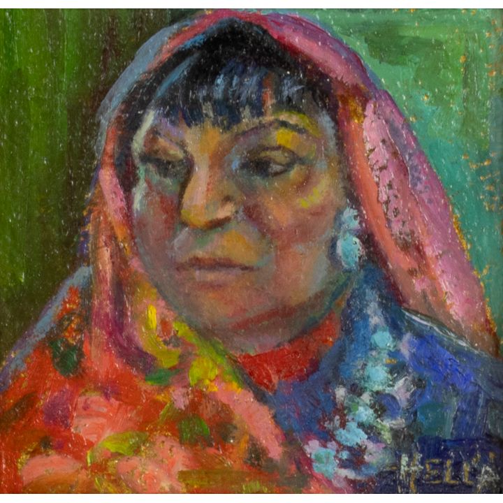 Hella Broeske Shattuck (1906-1994): Isleta Pueblo Woman