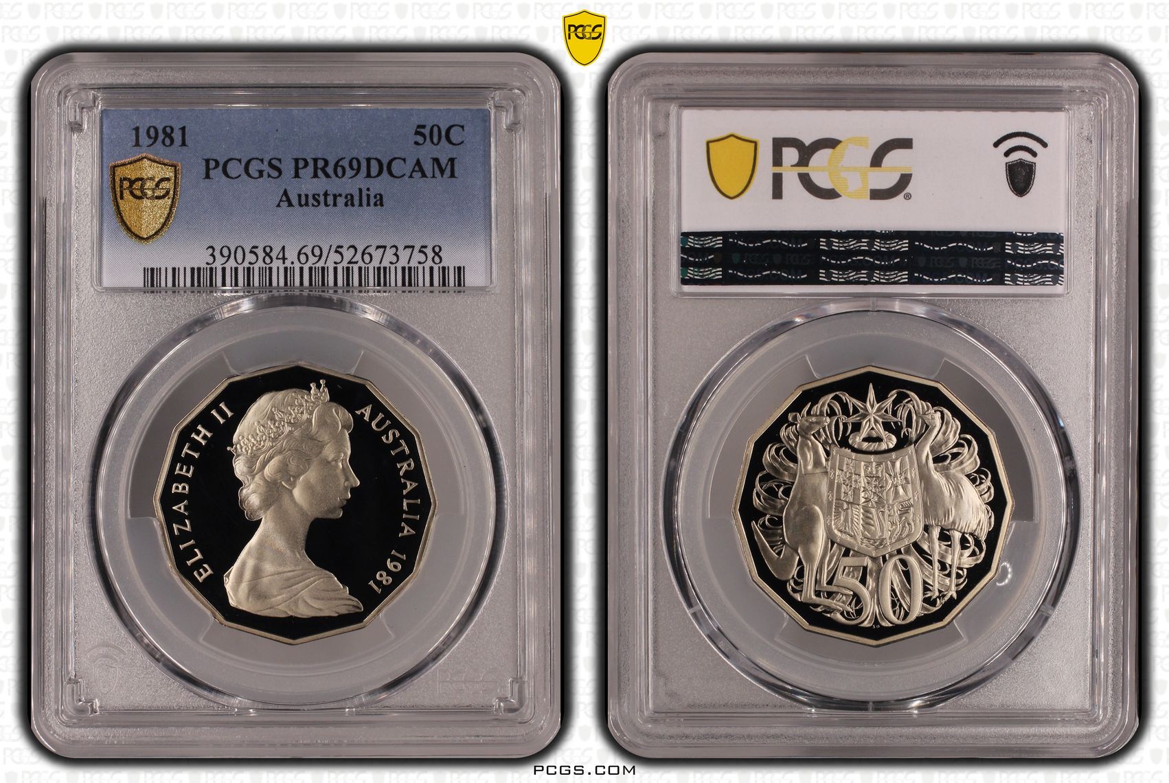 Fifty Cent, 1981, PCGS PR69DCAM
