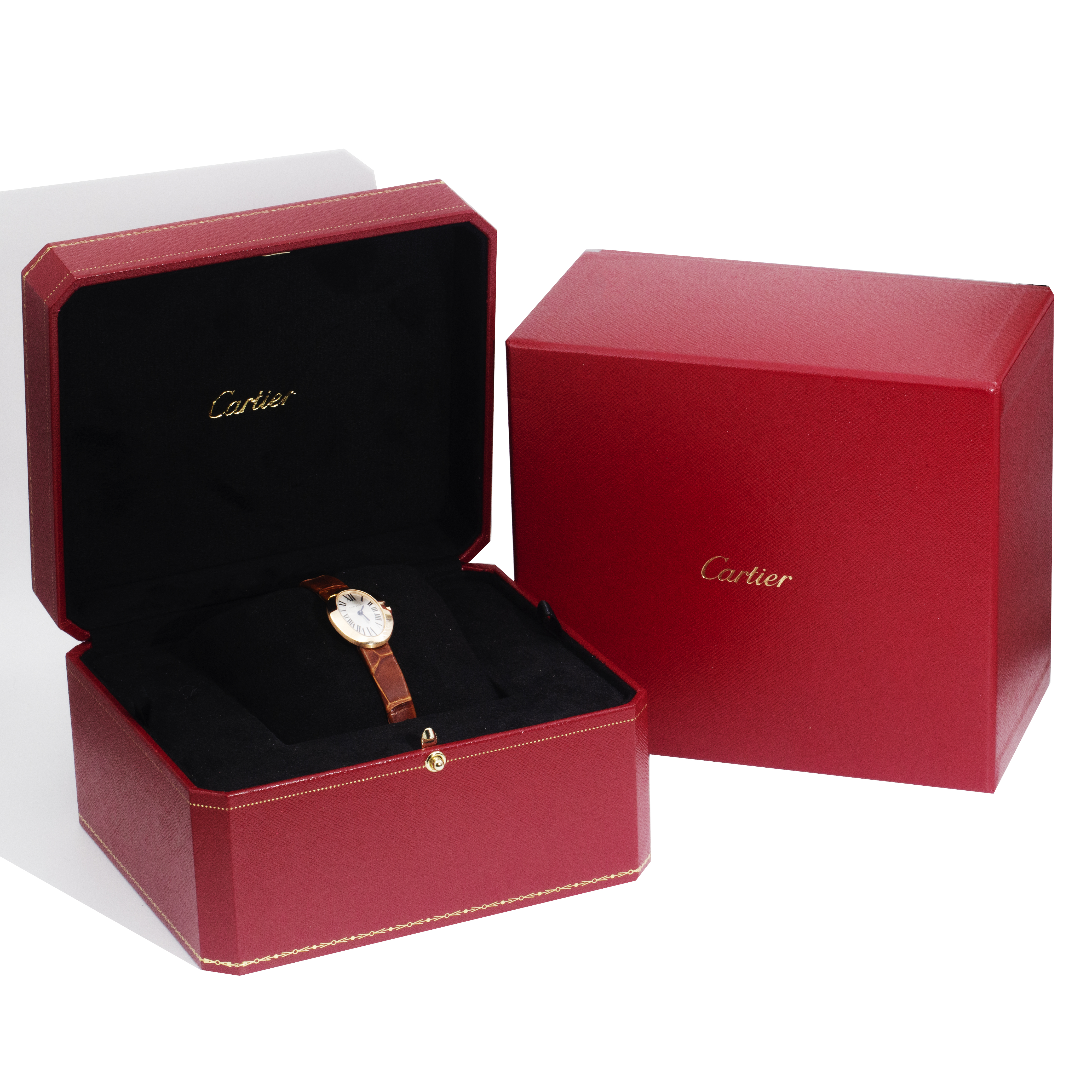 2401 · Cartier Mini Baignoire Soild 18 Carat Rose Gold Wristwatch