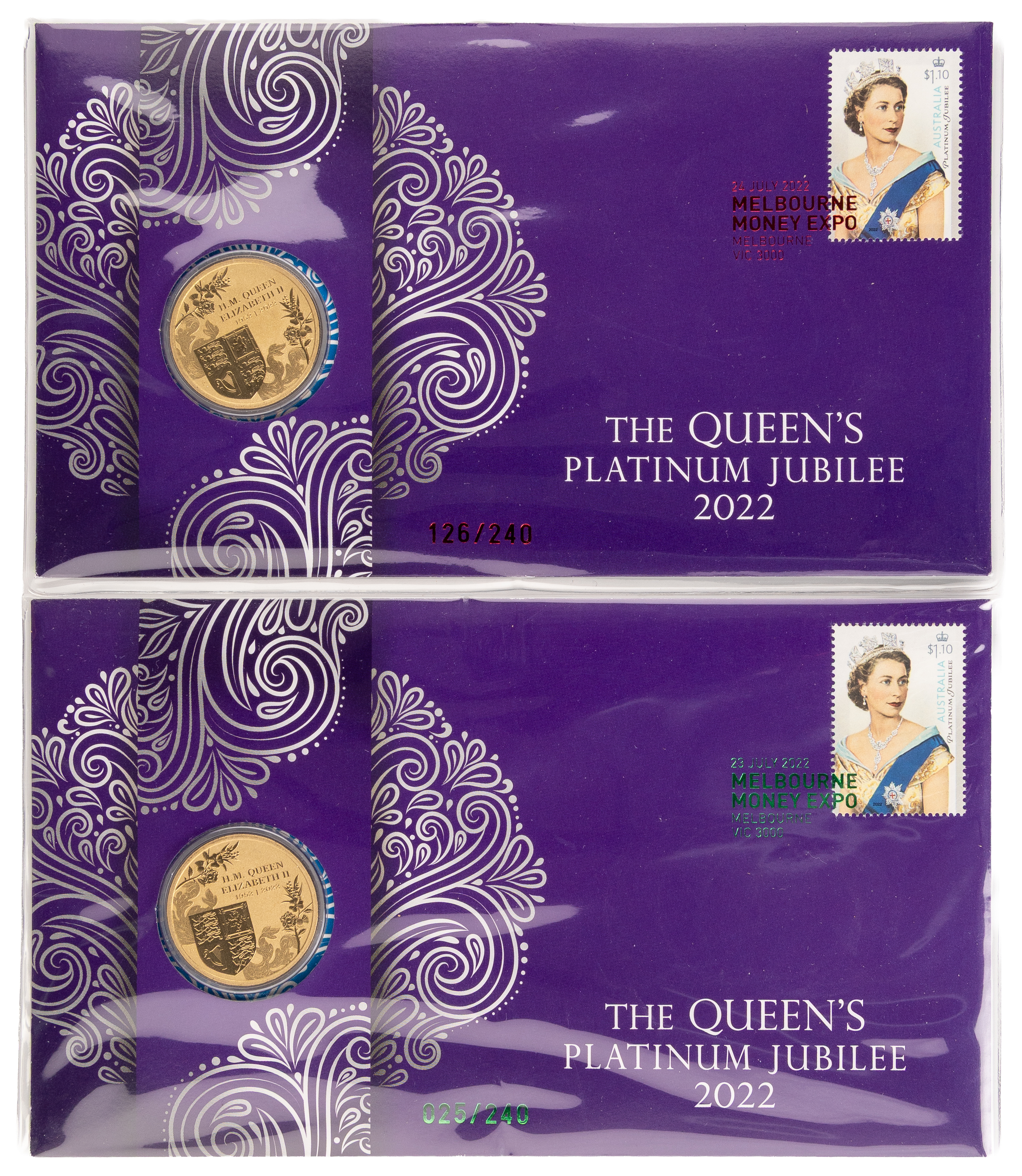 174 · QEII Platinum Jubilee, One Dollar, 2022,  UNC