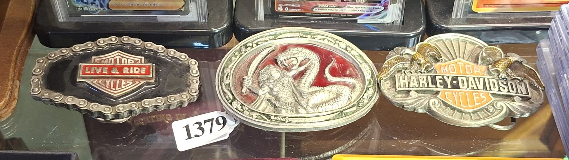 Three American Belt Buckles
