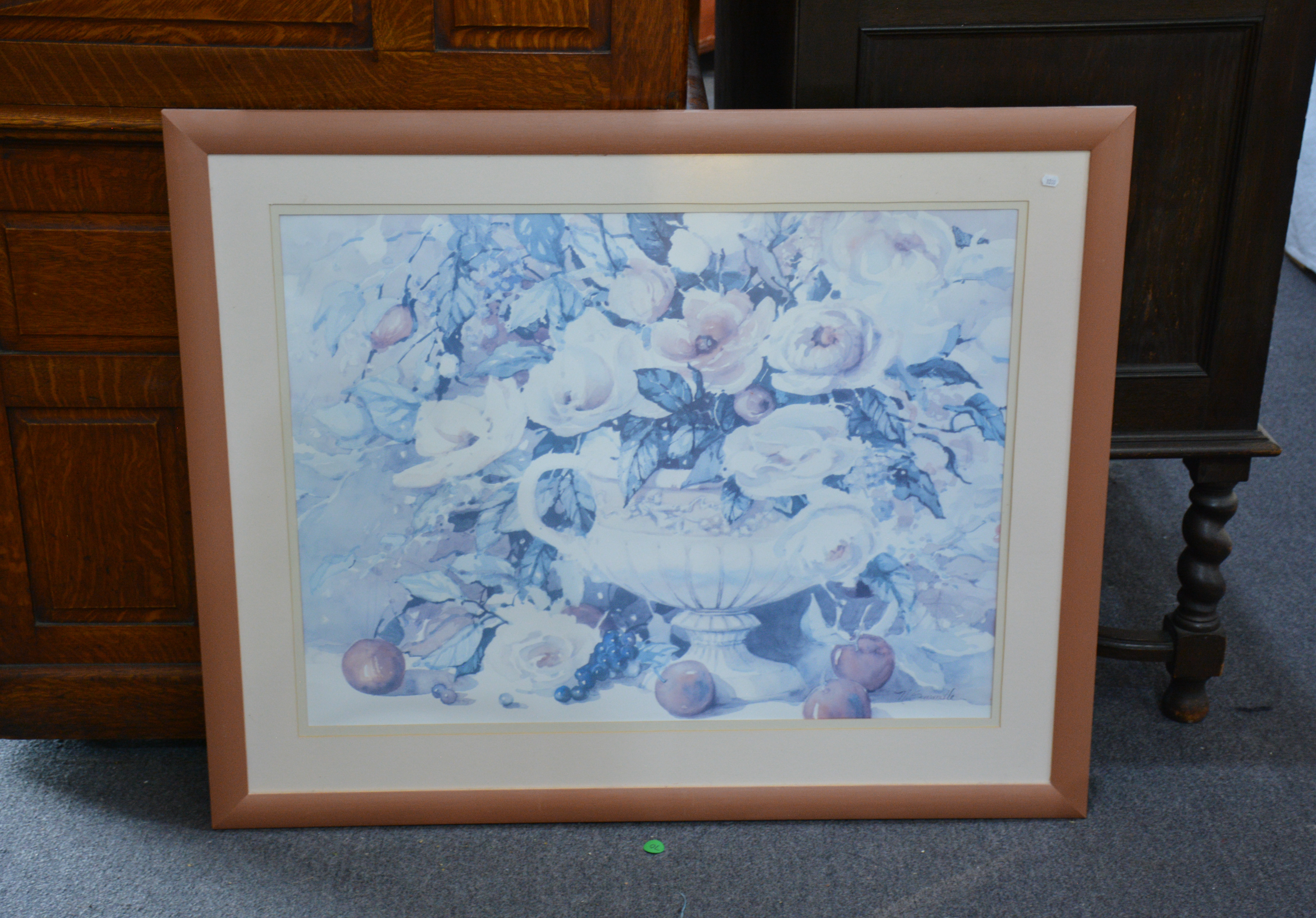 Large Framed Print — sold at auction in New Zealand for $5