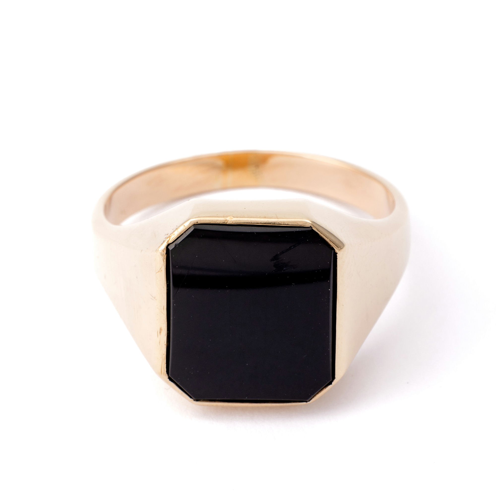 Onyx Ring 9ct Gold,
