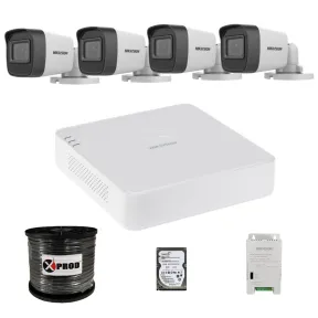 Hikvision 4 Channel 1080p Complete Kit | NOT TESTED
