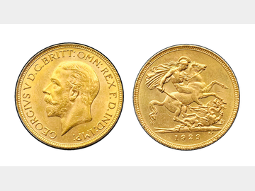 1929 SOUTH AFRICAN MINT GOLD SOVEREIGN