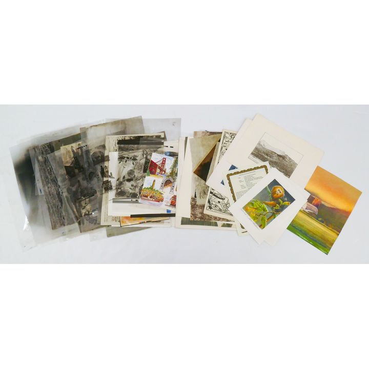 40pc Approx. Robert Bateman Lithographs & Test Sheets etc.