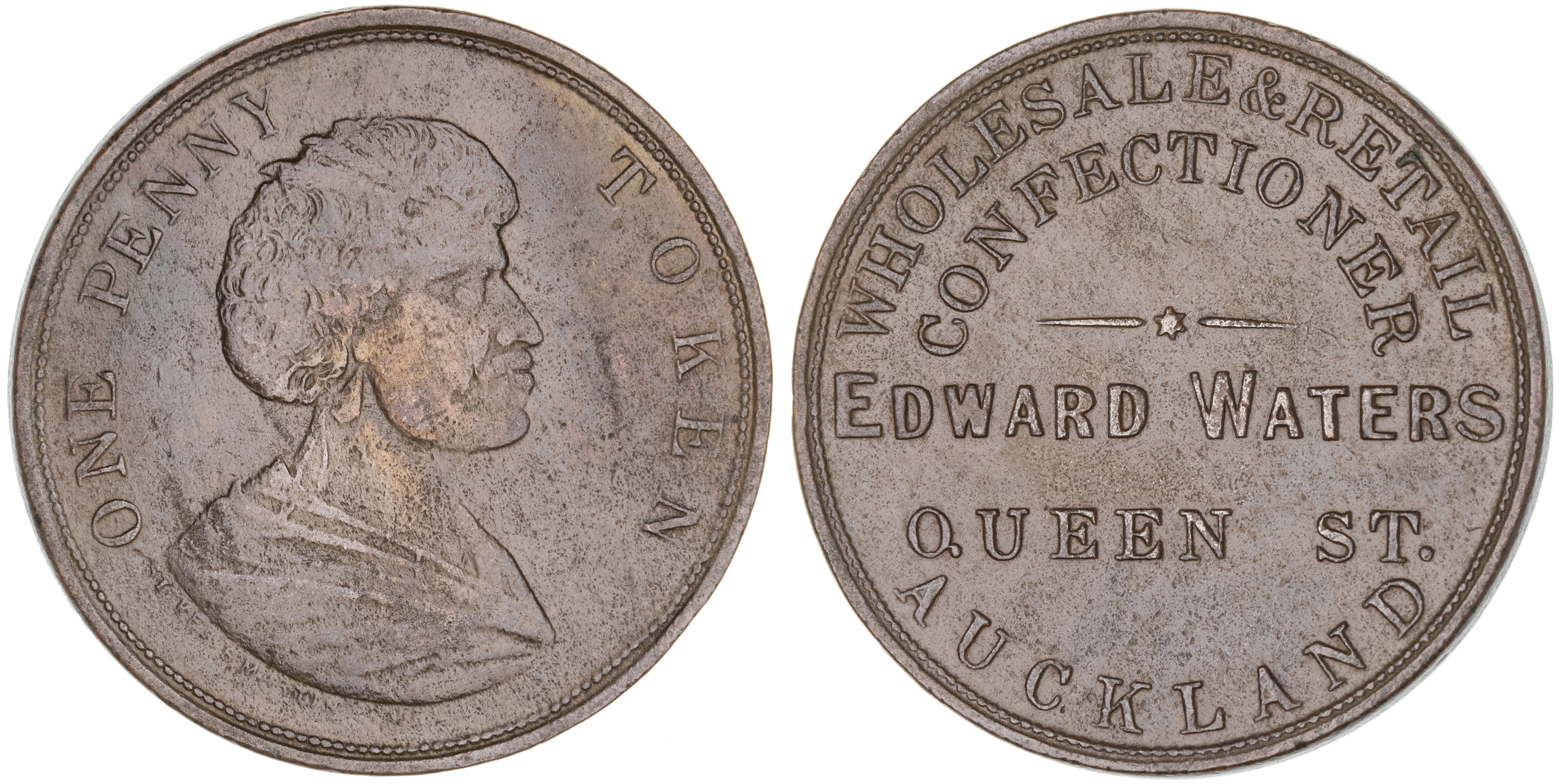Auckland, New Zealand, Edward Waters, Penny, gFine