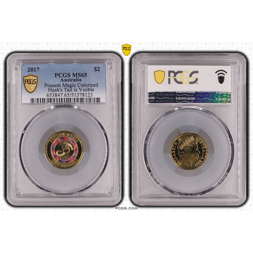 Possum Magic - Hush's Tail is Visible, Two Dollar, 2017, PCGS MS65