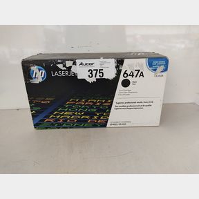 HP 647A TONER CARTRIDGE BLACK- LASERJET TONER - CE260A