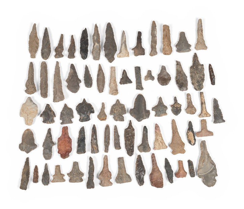 A Group of Drills and Drill Fragments