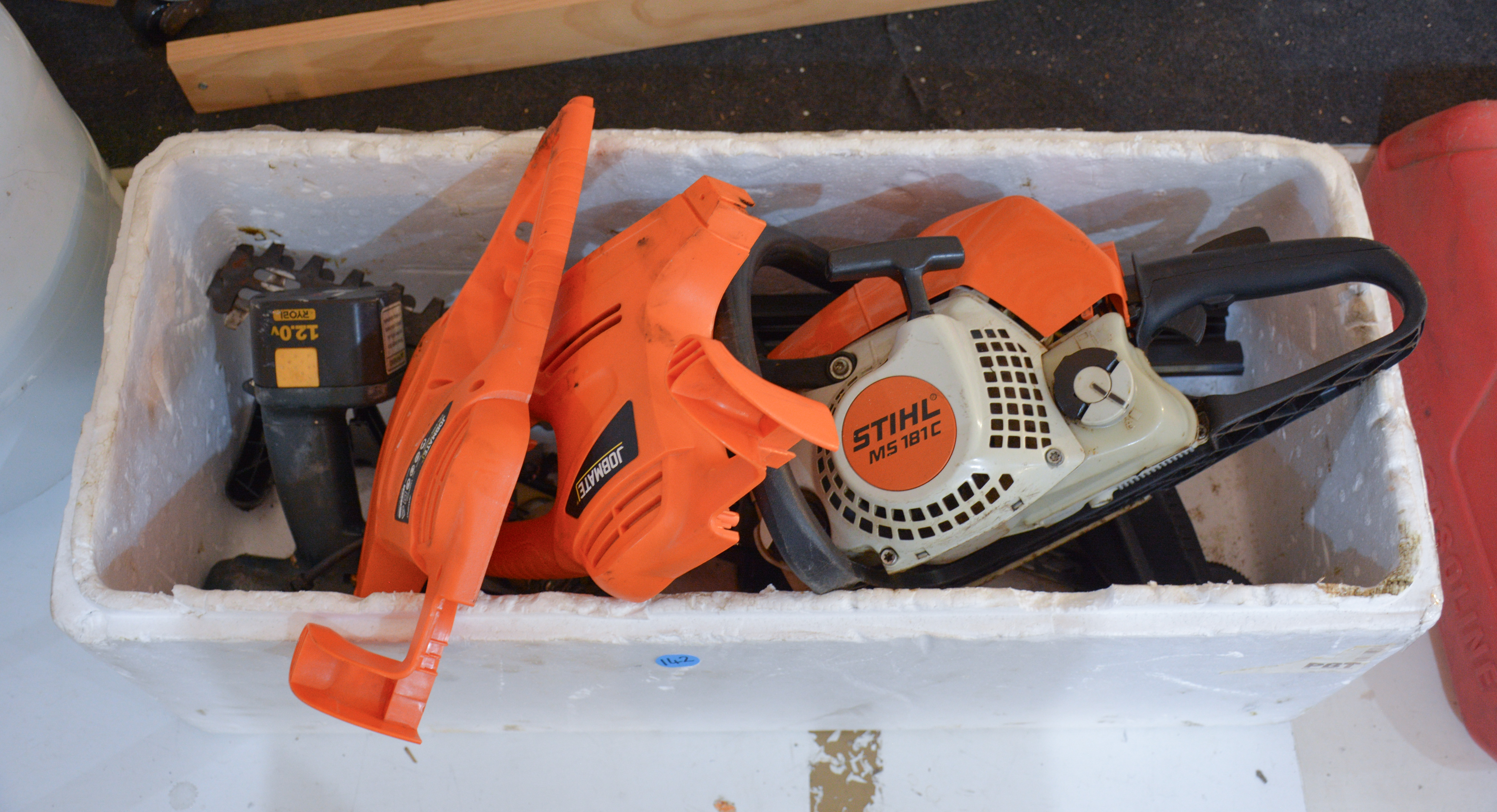 Container of Chainsaw Parts etc — NZ auction result