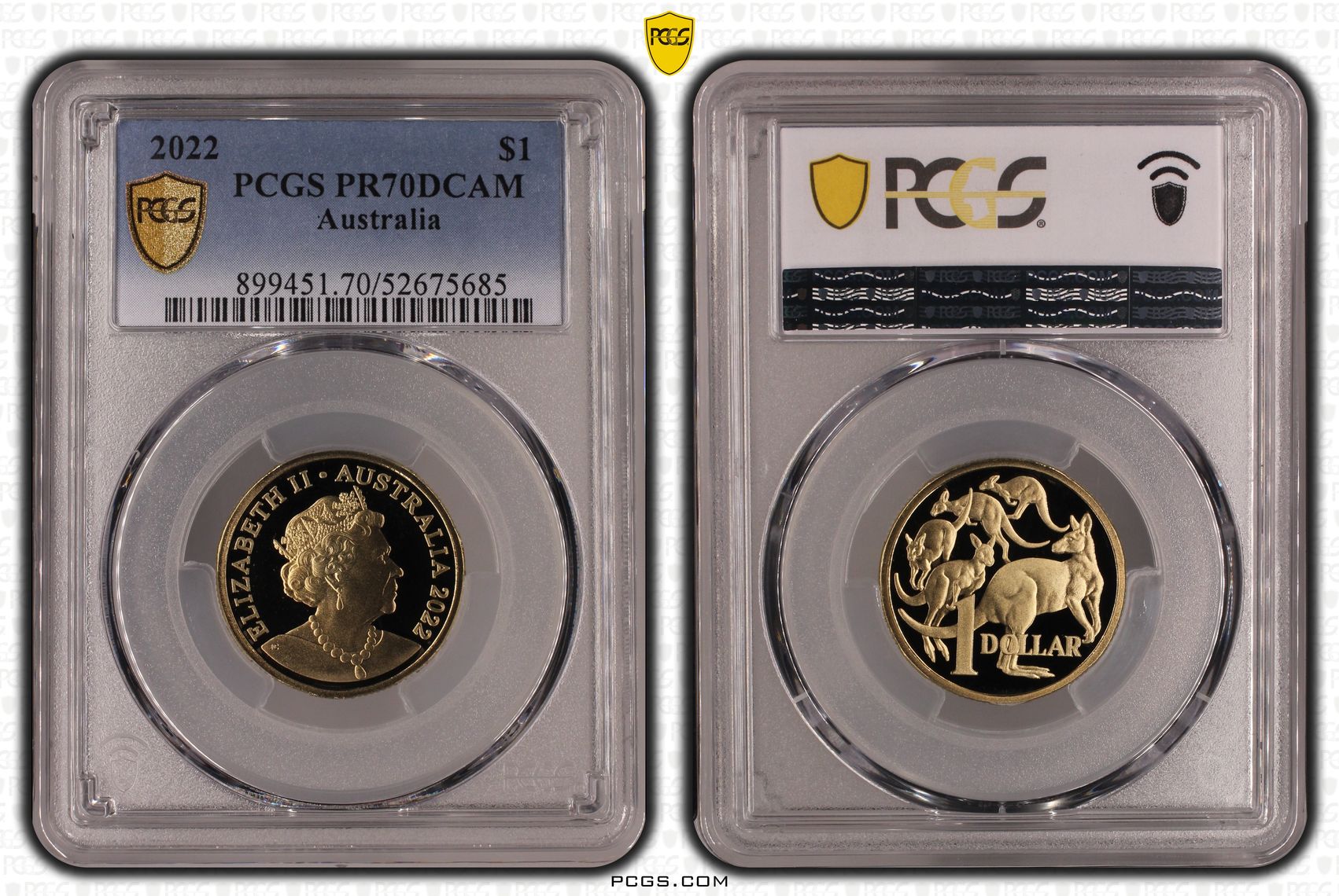 One Dollar, 2022, PCGS PR70DCAM