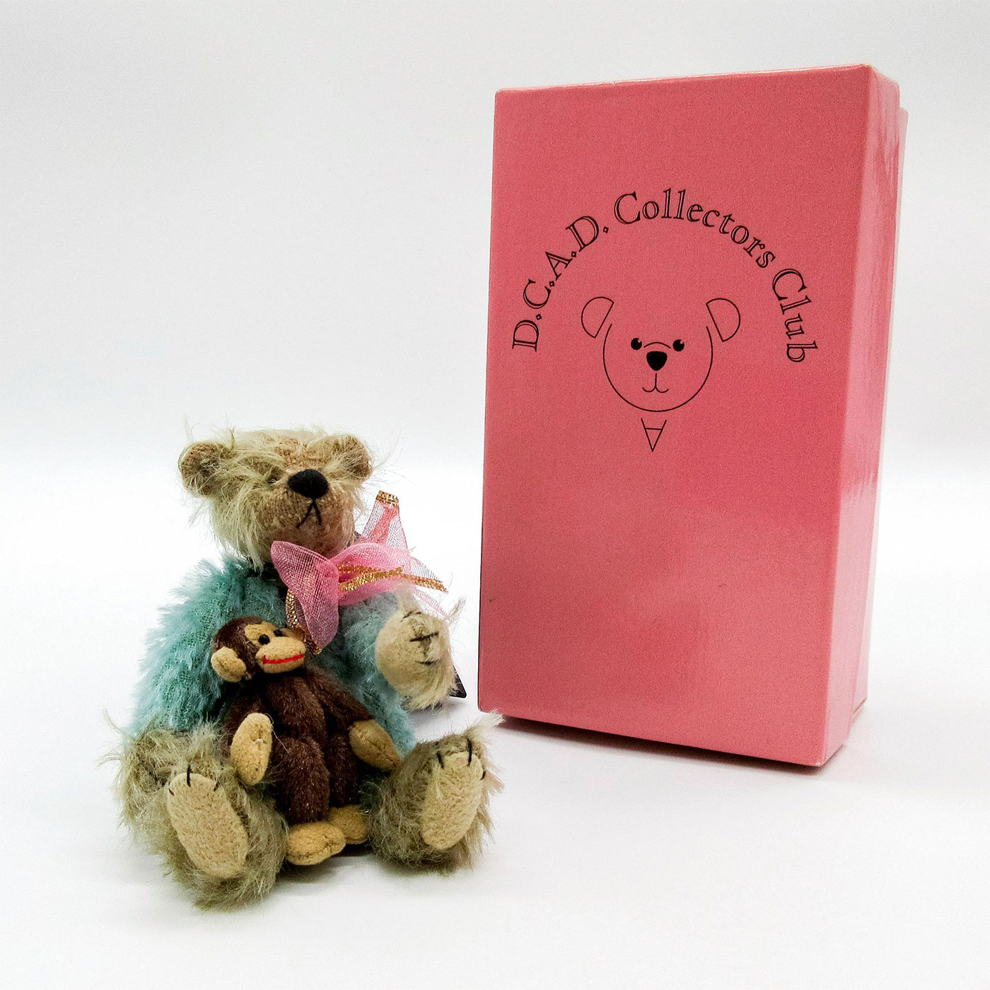 Deb Canham D.C.A.D. Collectors Club Mini Teddy Bear, Harvey | Lion 