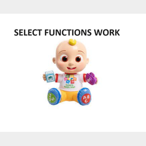 Cocomelon JJ s Learning JJ Doll-(SELECT FUNCTIONS WORK) --51709/1606 B3 (S9)/
