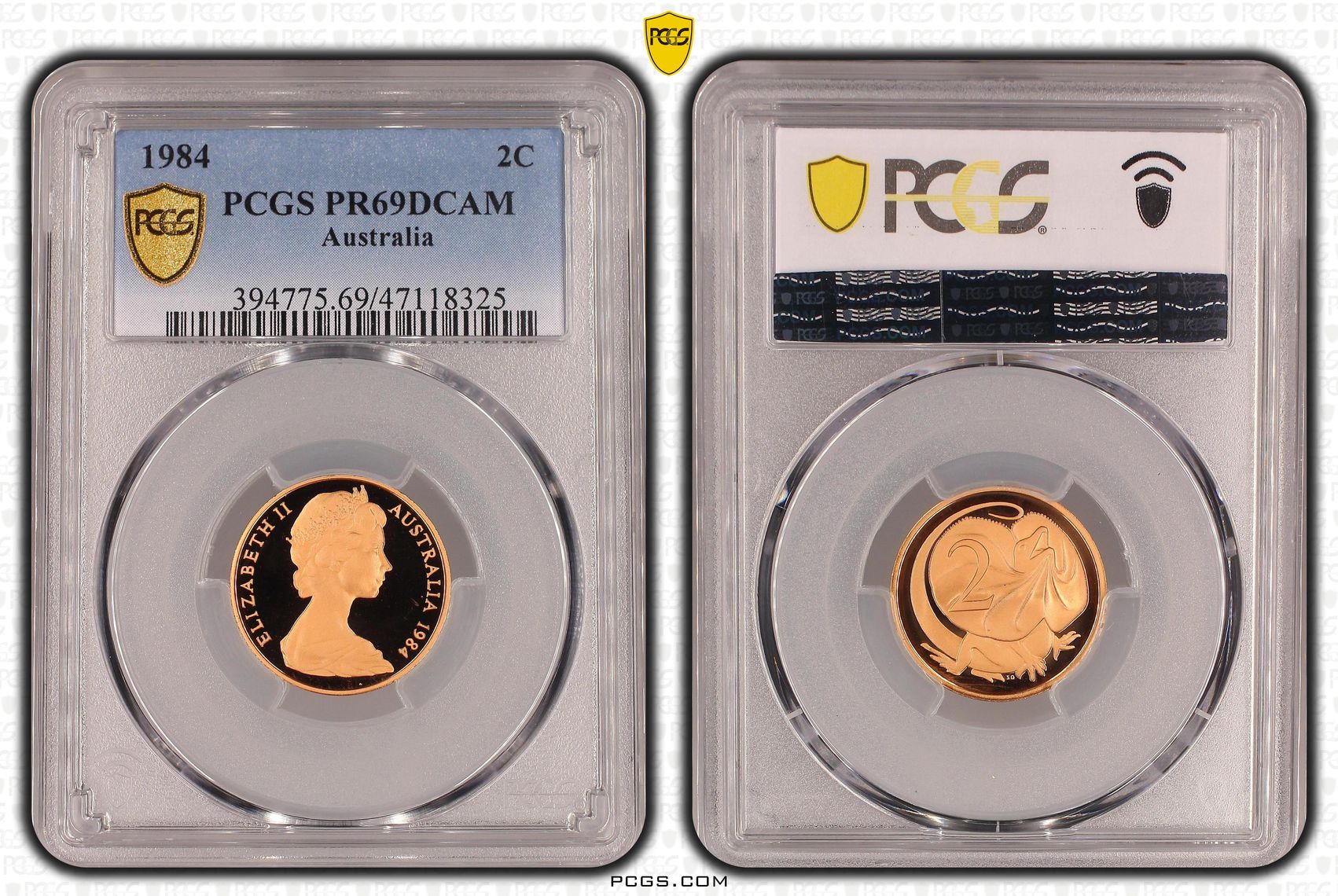 , Two Cent, 1984, Pcgs Pr69dcam