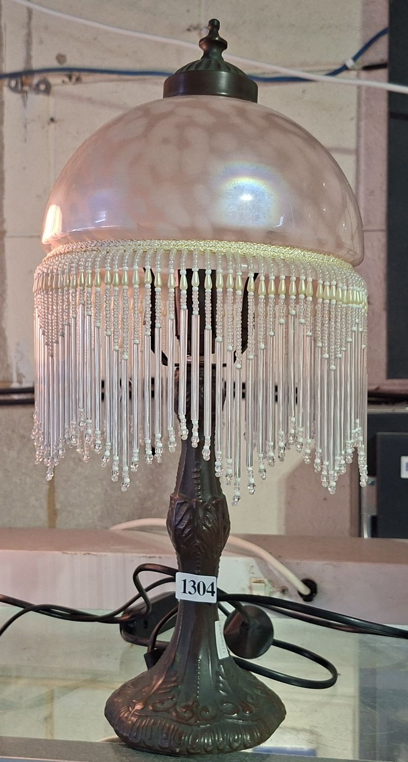 Victorian Style Bronze Table Lamp