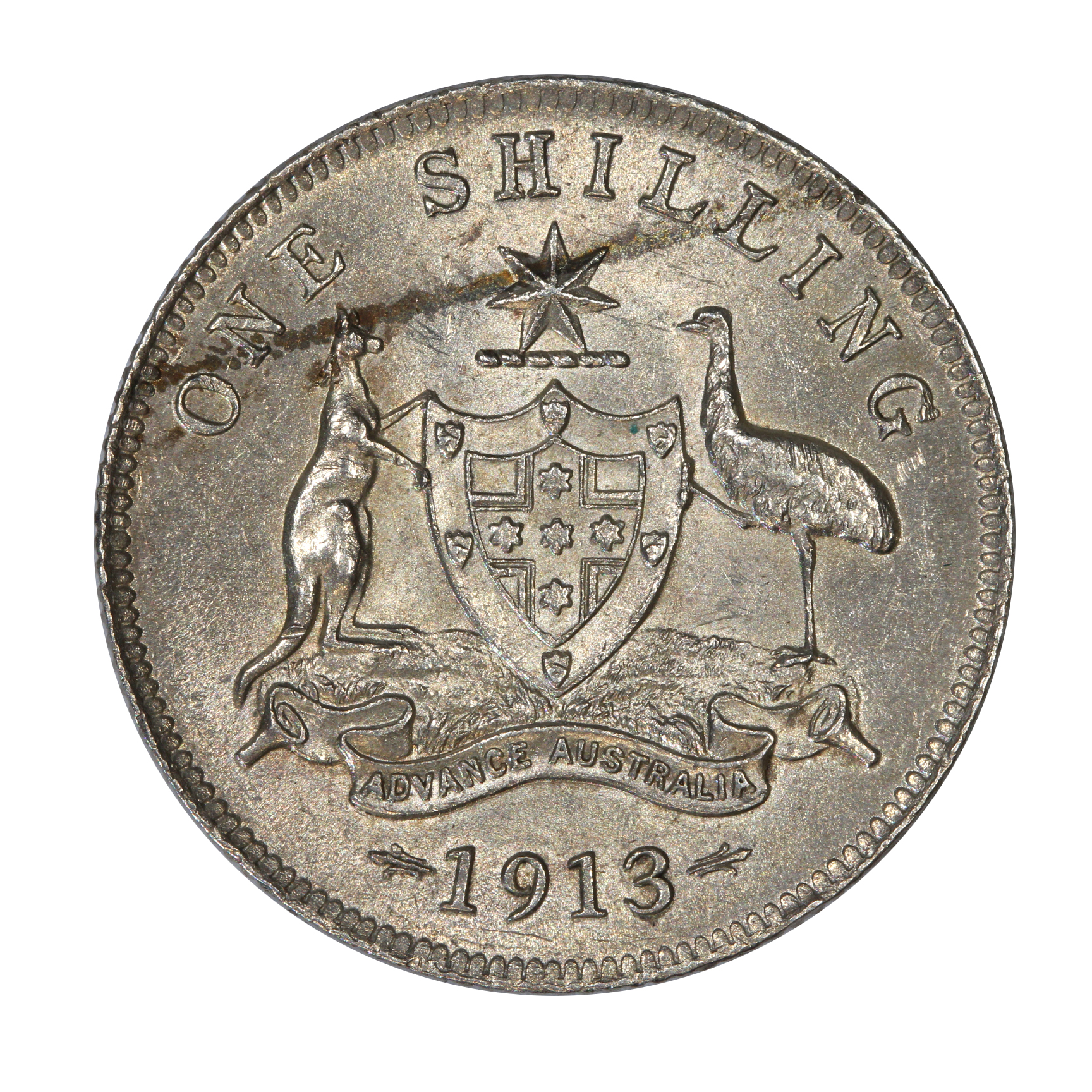 995. · George V, Shilling, 1913, Nearly Uncirculated
