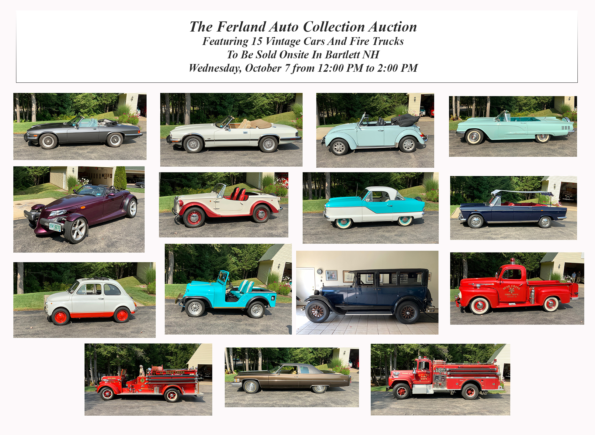 On Site Vintage Car And Fire Truck Auction | William A. Smith, Inc.