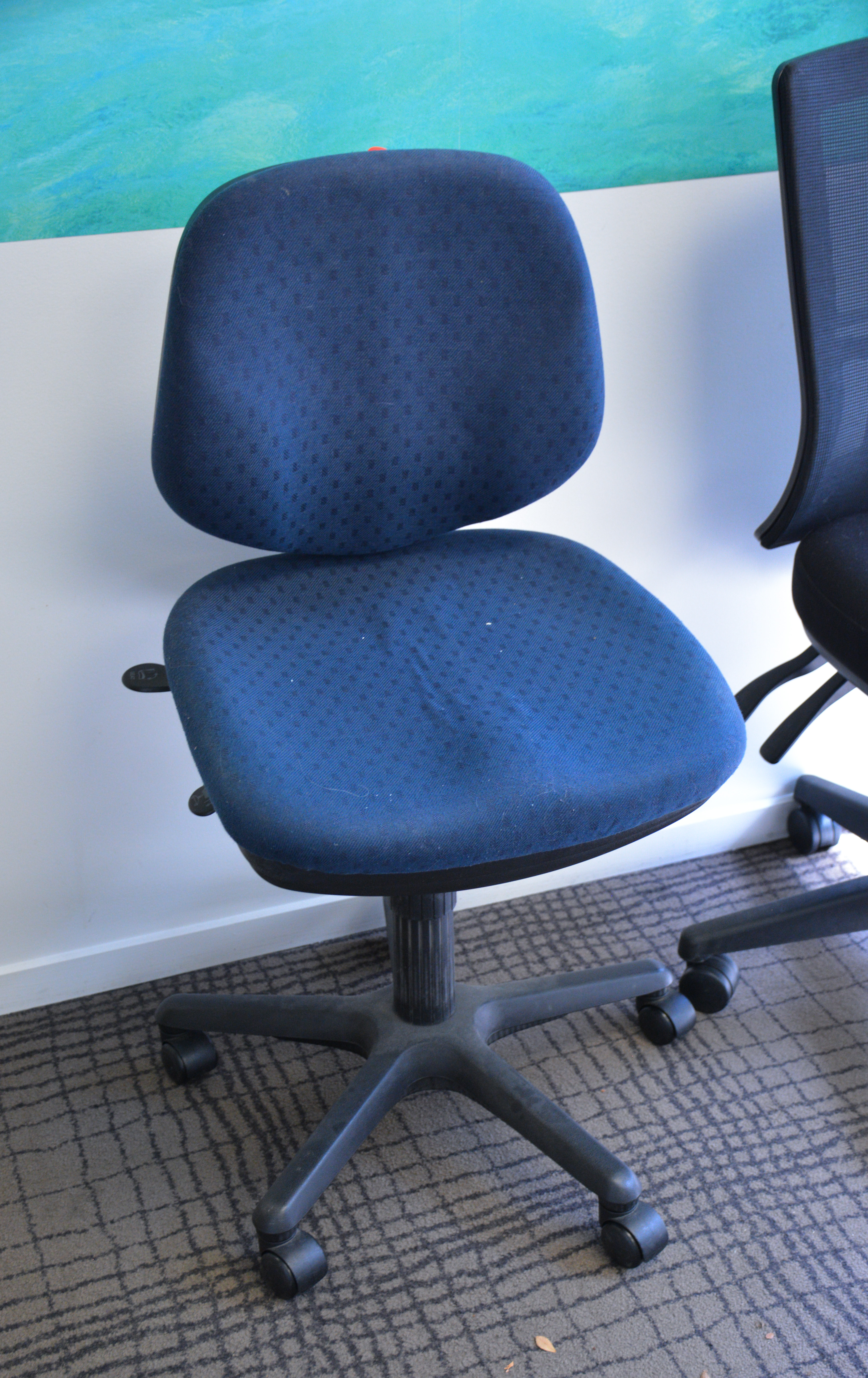 Dark Blue Office Chair — sold at auction in New Zealand for $15